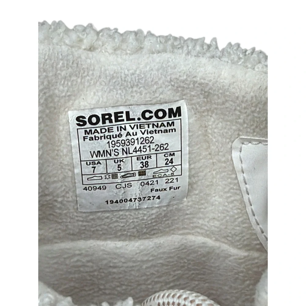 Sorel Womens Waterproof Tan Suede Faux Fur Lined Winter Boots Size 7‎